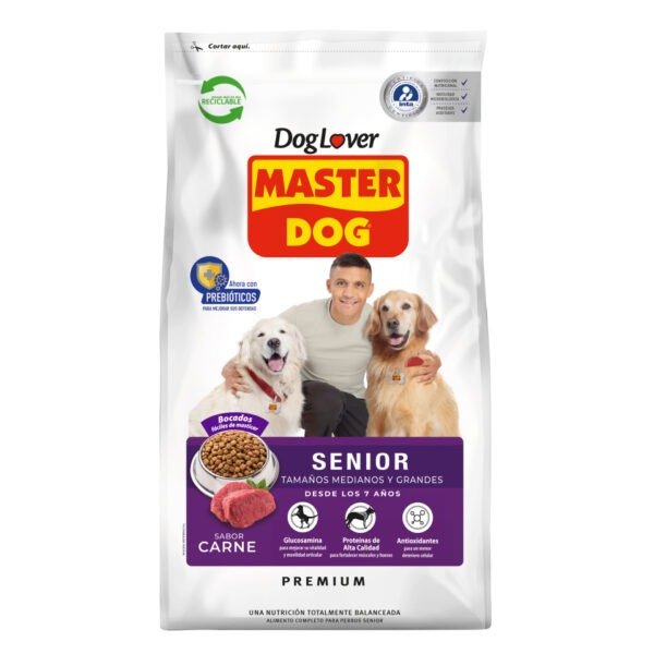 alimento para perros senior Master Dog