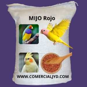 mijo rojo para aves