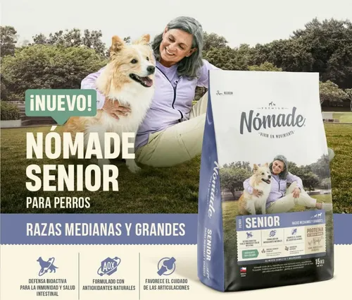 Nómade Senior Adulto Razas Medianas y Grandes 15 KG - Imagen 2